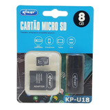 Kit Knup Kp-u18 Micro Sd - Adaptador - Pendrive 8gb