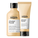 Kit L'oréal Absolut Repair Gold Quinoa Shp 300ml + Cond 200m