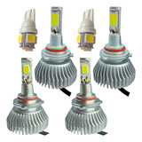 Kit Lampada Farol Alto Baixo Lanterna Hb3 Hb4 Foco Duplo