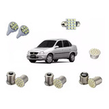 Kit Lampada Led Corsa Classic 95/2010 Teto Placa Ré Lantern