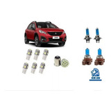 Kit Lâmpada Super Branca 8500k H16 + H7 Peugeot 2008 17