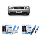 Kit Lâmpada Super Branca Audi A3 H7 + H1 2000 Á 2007