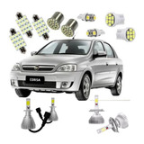 Kit Lampada Super Led + Led Teto Corsa Hatch 