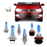  Kit Lampadas Gol G6 Voyage 2013 2014 2015 2016 Super Branca