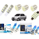 Kit Lampadas Super Branca + Led Corsa Wind Classic Techone