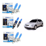 Kit Lâmpadas Super Brancas H7 + H1 + H7 Audi A3 2000 À 2007