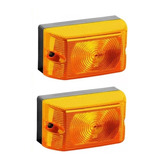 Kit Lanterna Lateral Caminhao Carreta Bau Carretinha 2pcs Gf