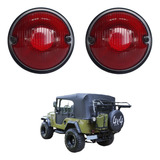 Kit Lanterna Traseira Jeep Ford Willys Todos Aro Preto