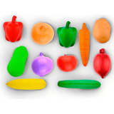 Kit Legumes De Brinquedo C/ 10 Peças 8509 - Braskit