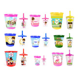 Kit Lembrancinhas Personalizadas Copo + Balde De Pipoca 20un
