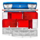 Kit Lente Traseira Brasilia 73 74 75 76 77 Rubi + Pisca Seta