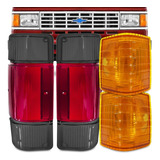 Kit Lente Traseira D20 82 83 84 85 86 A 92 Fume + Pisca Seta