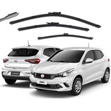 Kit Limpador De Parabrisa Silicone Chuva Argo 2018 A 2022