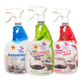 Kit Limpador Multiuso Casa Clean Cozinha E Banheiro 910ml