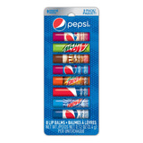 Kit Lip Balm Hidratante Protetor Labial 8 Chapstick Pepsi