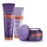 Kit Liso Intenso Shampoo Condicionador Máscara Eudora Full