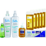 Kit Loção Calmante Facial Depilação Depil Bella +9 Prod.