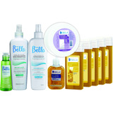  Kit Loção Calmante Facial Depilação Depilbella 10 Produtos