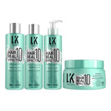 Kit Lokenzzi Hair Real 10 Effects Sh Cond Modelador Mascara