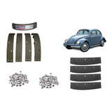 Kit Lona Freio Roda Dianteira + Roda Traseira Fusca 5 Furo X
