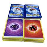 Kit Lote 50 Cards Cartas De Energia Pokémon + Brindes