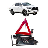 Kit Macaco Chave De Roda Ferramentas Triângulo Hilux 2016/23