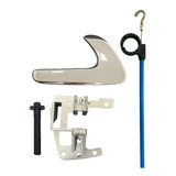 Kit Maçaneta Gatilho Porta Dianteira Gol G3 Parati Cromado