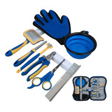 Kit Maleta Banho E Tosa Para Cães E Gatos -unha Pelos Dentes