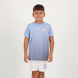 Kit Manchester City 1894 Infantil Azul E Branco