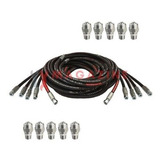 Kit Mangueira Trama De Aço Tam P Suspensão A Ar Bloco 10mm