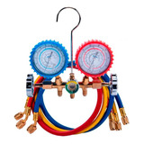 Kit Manifold Com Visor Hulter Mangueira 1/4 90cm Ht5536f