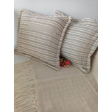 Kit Manta Sofa 180x120cm + 2 Capas De Almofada.tear Mineiro.