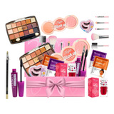 Kit Maquiagem Presente Completo Adolescentes Amiga Namorada 
