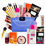 Kit Maquiagem Sombra Batom Lip Tint Completo Premium 