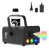 Kit Maquina De Fumaça 600w 3 Led 127v/220v C/ Fluido Hengfa