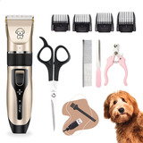 Kit Máquina De Tosa Cachorro Tosador Profissional Silenciosa