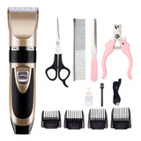 Kit Máquina De Tosa Pets Gato Cachorro Tosador Profissional