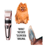 Kit Máquina Tosa P/ Cães, Gatos Pequenos S/ Fio Profissional