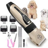 Kit Maquina Tosquiadeira Tosa Aparadora Pet Cães Gatos