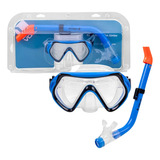 Kit Mergulho Infantil Vollo Natação Junior Máscara E Snorkel