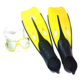 Kit Mergulho Máscara + Nadadeiras + Bolsa Tam. 40-41