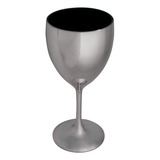 Kit Metalizado Taça Sensação Para Vinho - 4 Peças