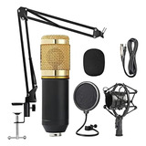 Kit Microfone Condensador Profissional Trevalla Pro Bm800