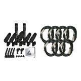 Kit Microfones Arcano Am-bkgray7 + 7 Cabos Arcano 4,5m Xlr