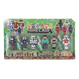 Kit Minecraft Bonecos Brinquedo