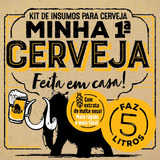 Kit Minha Primeira Receita De Cerveja Extrato De Malte 5l