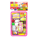 Kit Mini Mercado Brinquedo Infantil C Cestinha E 12 Produtos