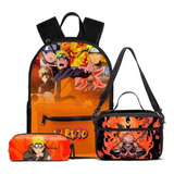 Kit Mochila Escolar Com Estojo Lancheira Térmica