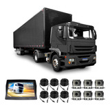 Kit Monitor 10p 6 Cameras Dvr Caminhão Van Onibus X9 Vo6