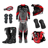 Kit Motocross Insane X Completo Masculino Feminino Promoção